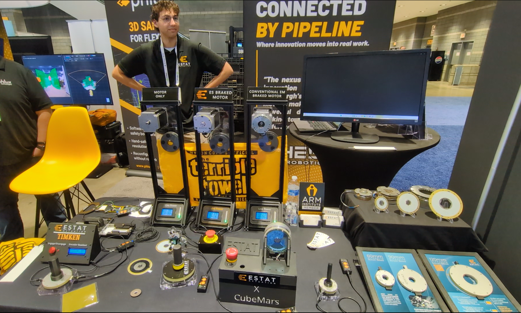 ESTAT demo at Automate in Chicago